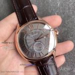 TF Factory Drive De Cartier Gray Dial Rose Gold Case 40mm 1904PS-MC Automatic Watch